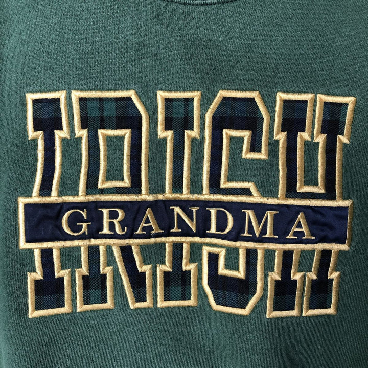 Vintage OARSMAN college sweatshirt, made in the USA, size L, men's size L cotton green type Vintage Second Hand