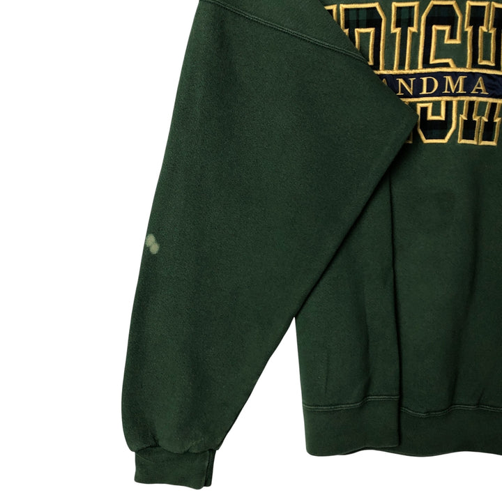 Vintage OARSMAN college sweatshirt, made in the USA, size L, men's size L cotton green type Vintage Second Hand