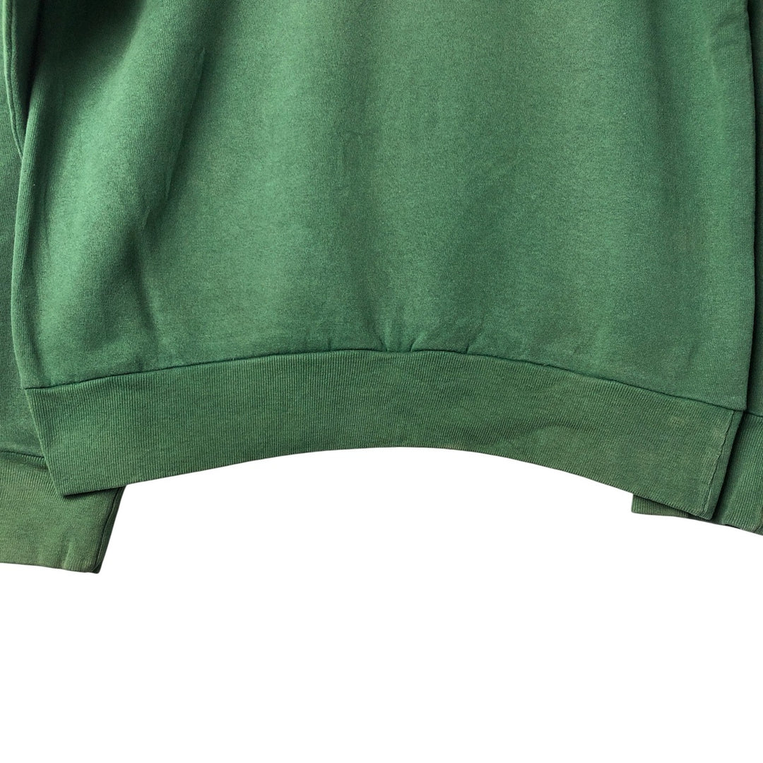Vintage 90'S Jansport college sweatshirt, made in the USA, size L, men's cotton green type Vintage Second Hand
