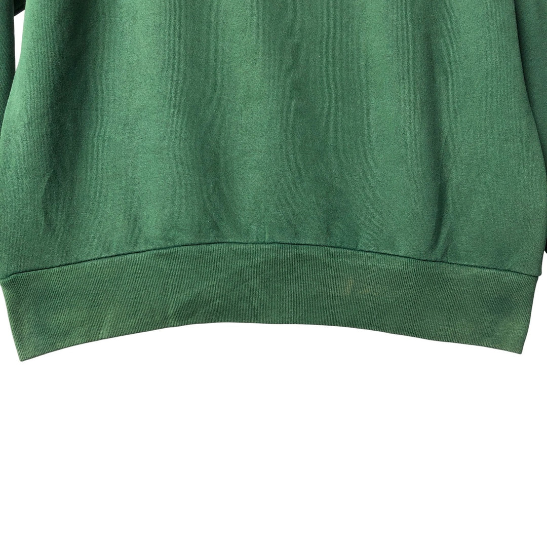 Vintage 90'S Jansport college sweatshirt, made in the USA, size L, men's cotton green type Vintage Second Hand