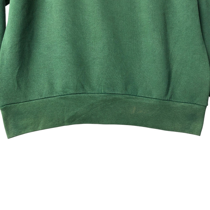 Vintage 90'S Jansport college sweatshirt, made in the USA, size L, men's cotton green type Vintage Second Hand