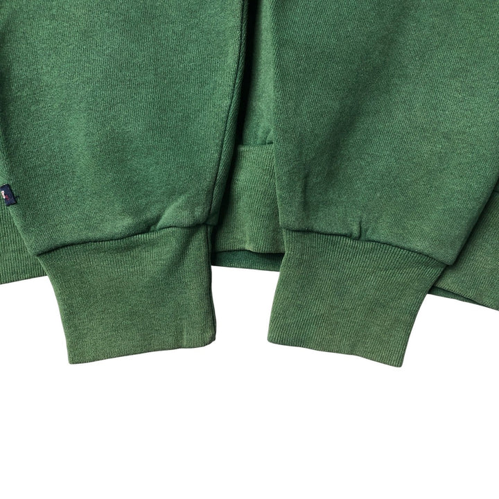 Vintage 90'S Jansport college sweatshirt, made in the USA, size L, men's cotton green type Vintage Second Hand
