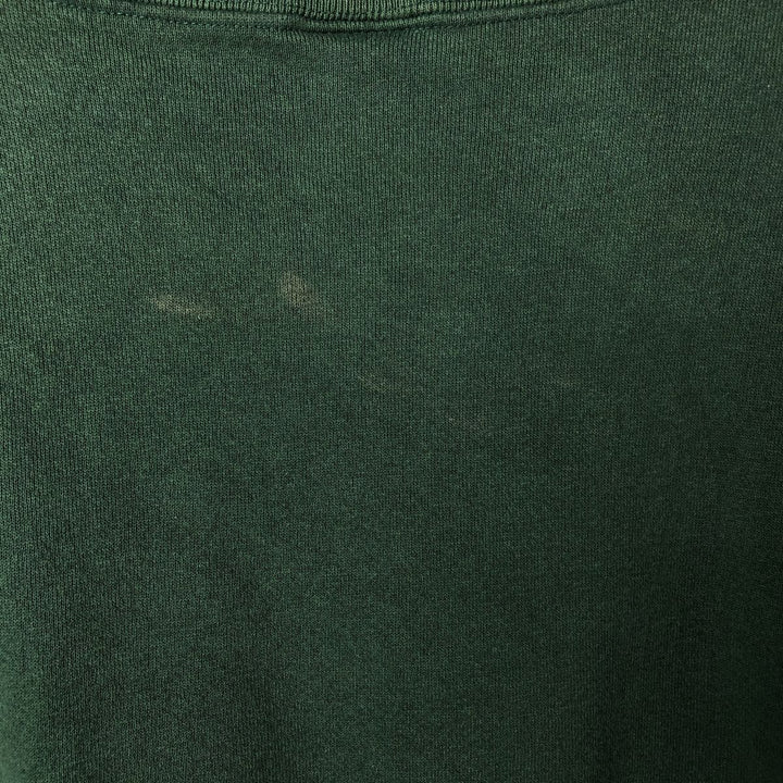 Vintage 90'S Jansport college sweatshirt, made in the USA, size L, men's cotton green type Vintage Second Hand