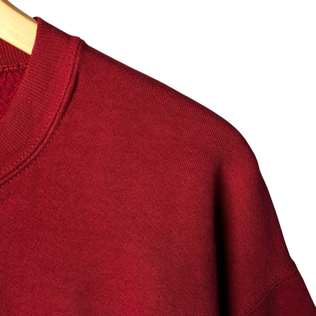 90'S Russell College Sweatshirt, Made in USA, Men's L, Vintage unclear red type Vintage Second Hand