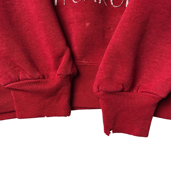 90'S Russell College Sweatshirt, Made in USA, Men's L, Vintage unclear red type Vintage Second Hand