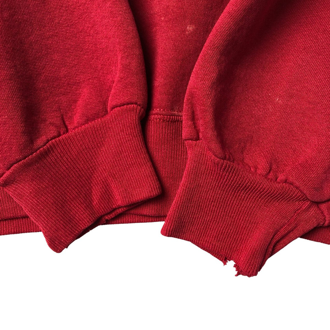 90'S Russell College Sweatshirt, Made in USA, Men's L, Vintage unclear red type Vintage Second Hand