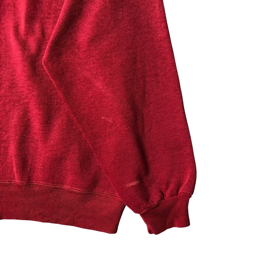 90'S Russell College Sweatshirt, Made in USA, Men's L, Vintage unclear red type Vintage Second Hand