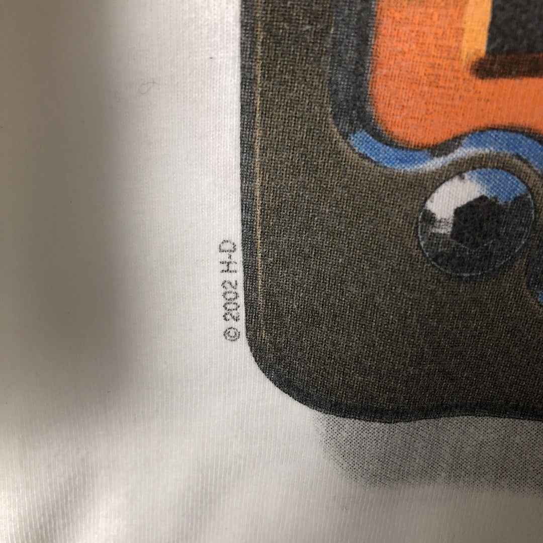 00'S Harley-Davidson Motorcycle Bike T-shirt Made in USA Men's L size cotton white type Vintage Second Hand