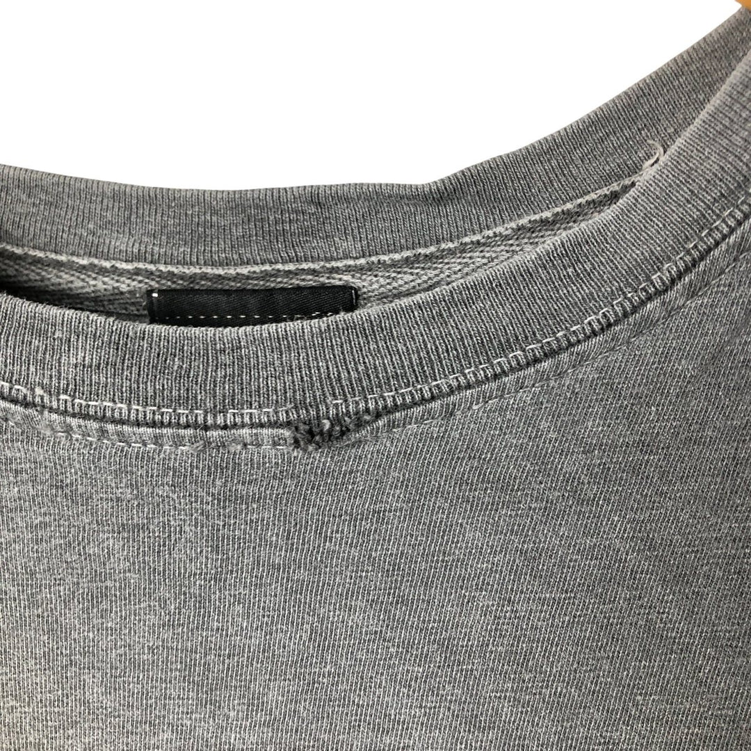 00'S Harley-Davidson Eagle Pattern Motorcycle Bike T-shirt Men's L size cotton gray type Vintage Second Hand