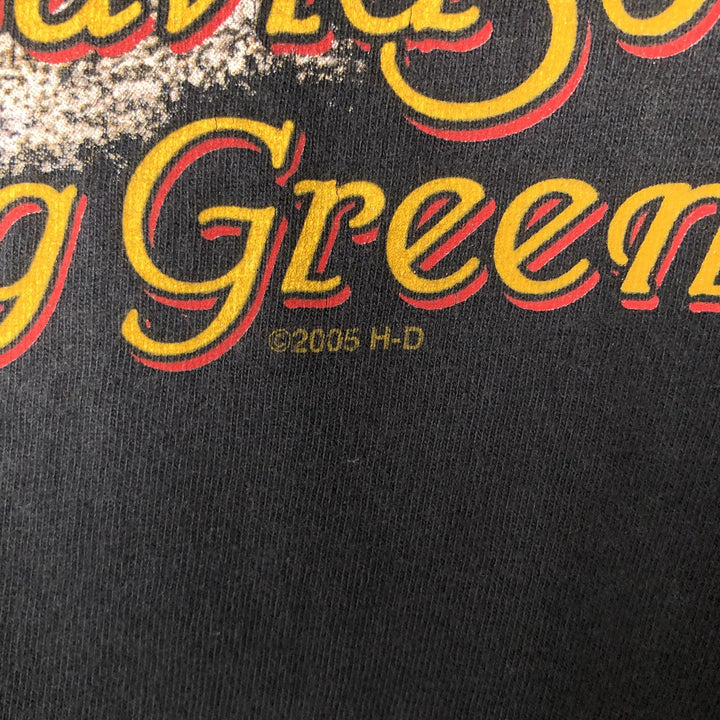00'S Harley-Davidson Motorcycle Bike T-shirt Made in USA Men's XL cotton black type Vintage Second Hand