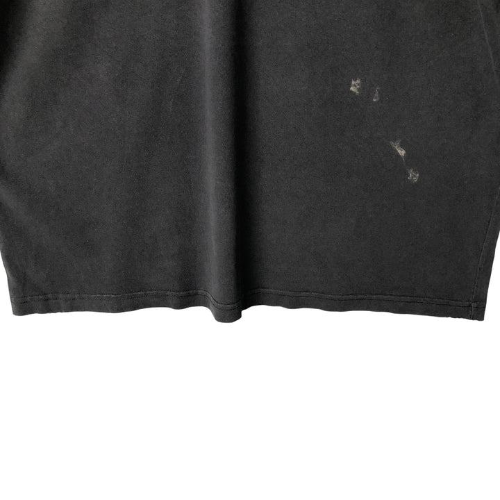 00'S Harley-Davidson Skull Pattern Motorcycle Bike T-shirt Made in USA Men's XL unclear black type Vintage Second Hand