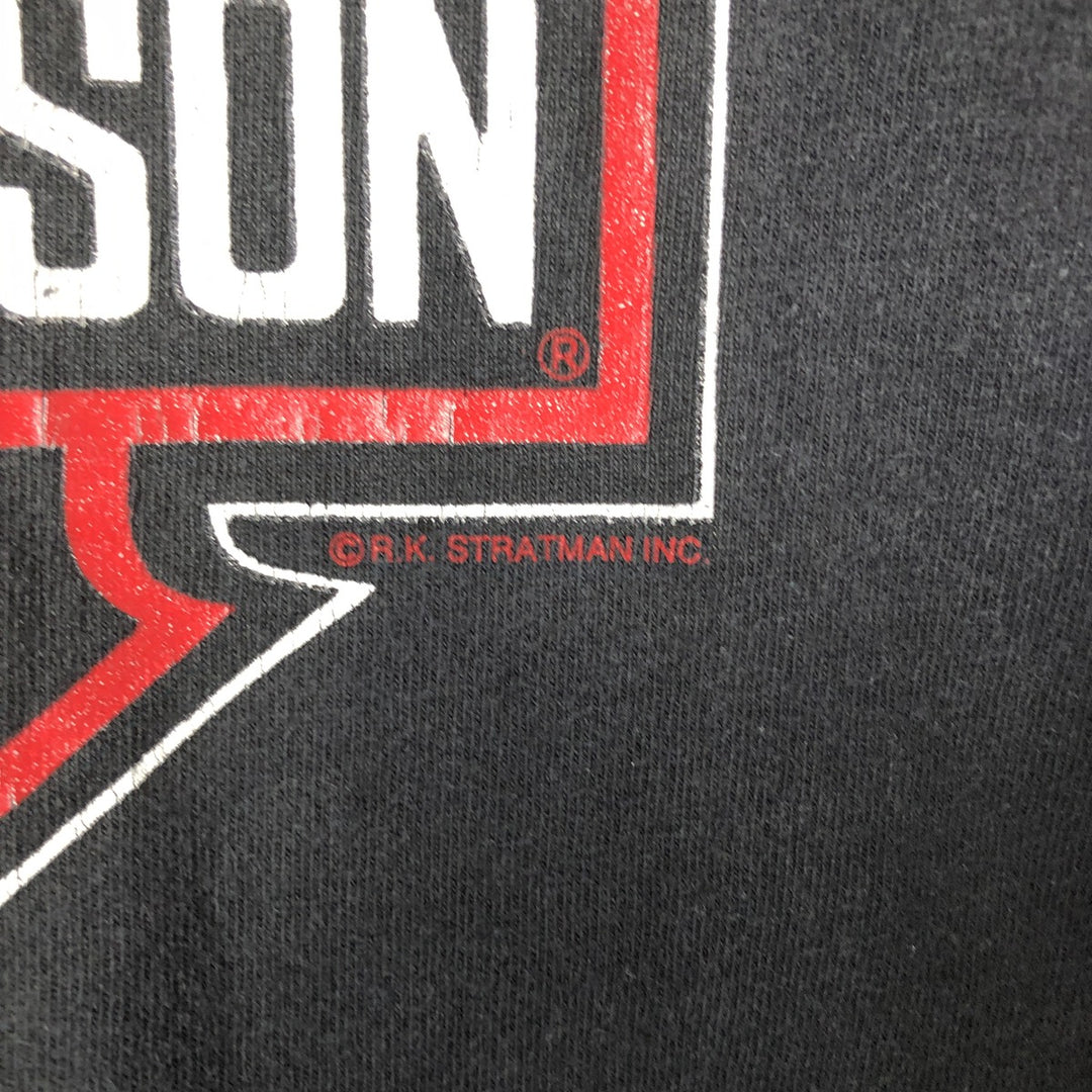 Harley-Davidson Motorcycle Bike T-shirt, Men's Size L unclear black type Vintage Second Hand
