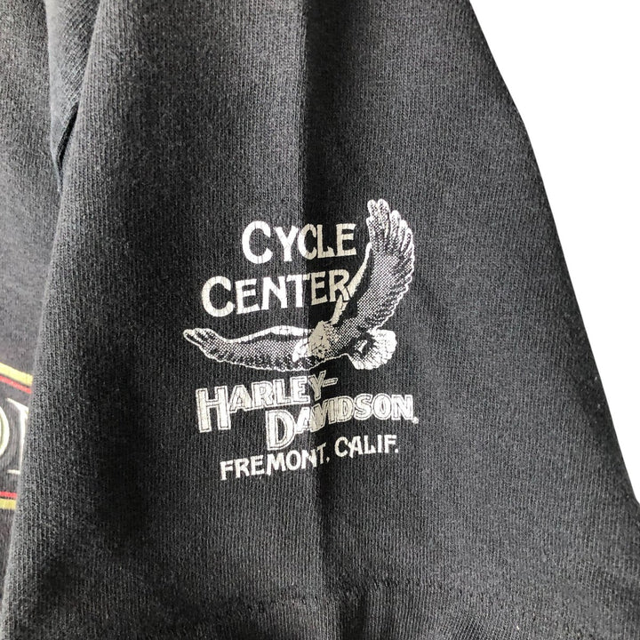 Harley-Davidson Motorcycle Bike T-shirt, Men's Size L unclear black type Vintage Second Hand