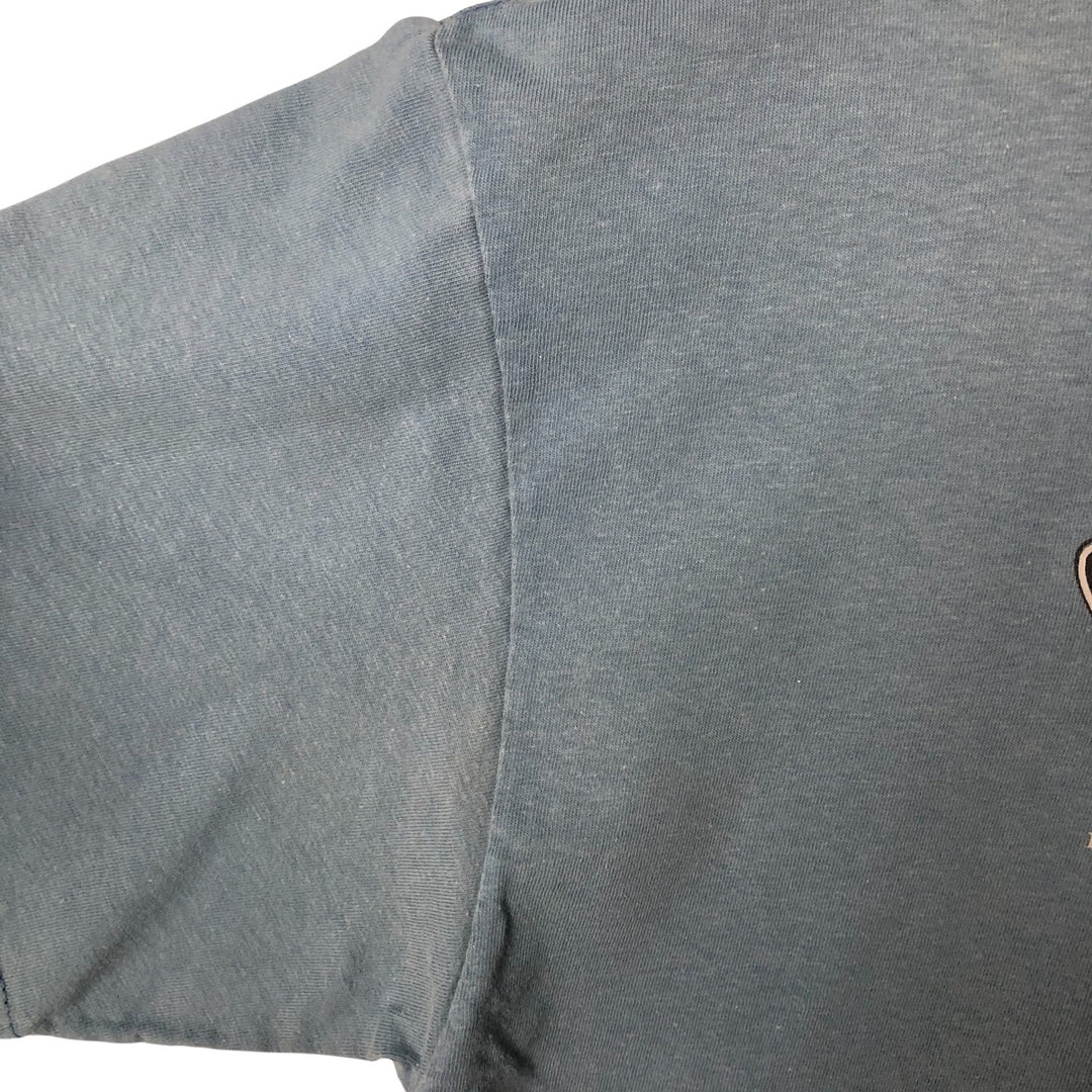 00'S Harley-Davidson Motorcycle Bike T-shirt Men's L size cotton Blue type light blue Vintage Second Hand