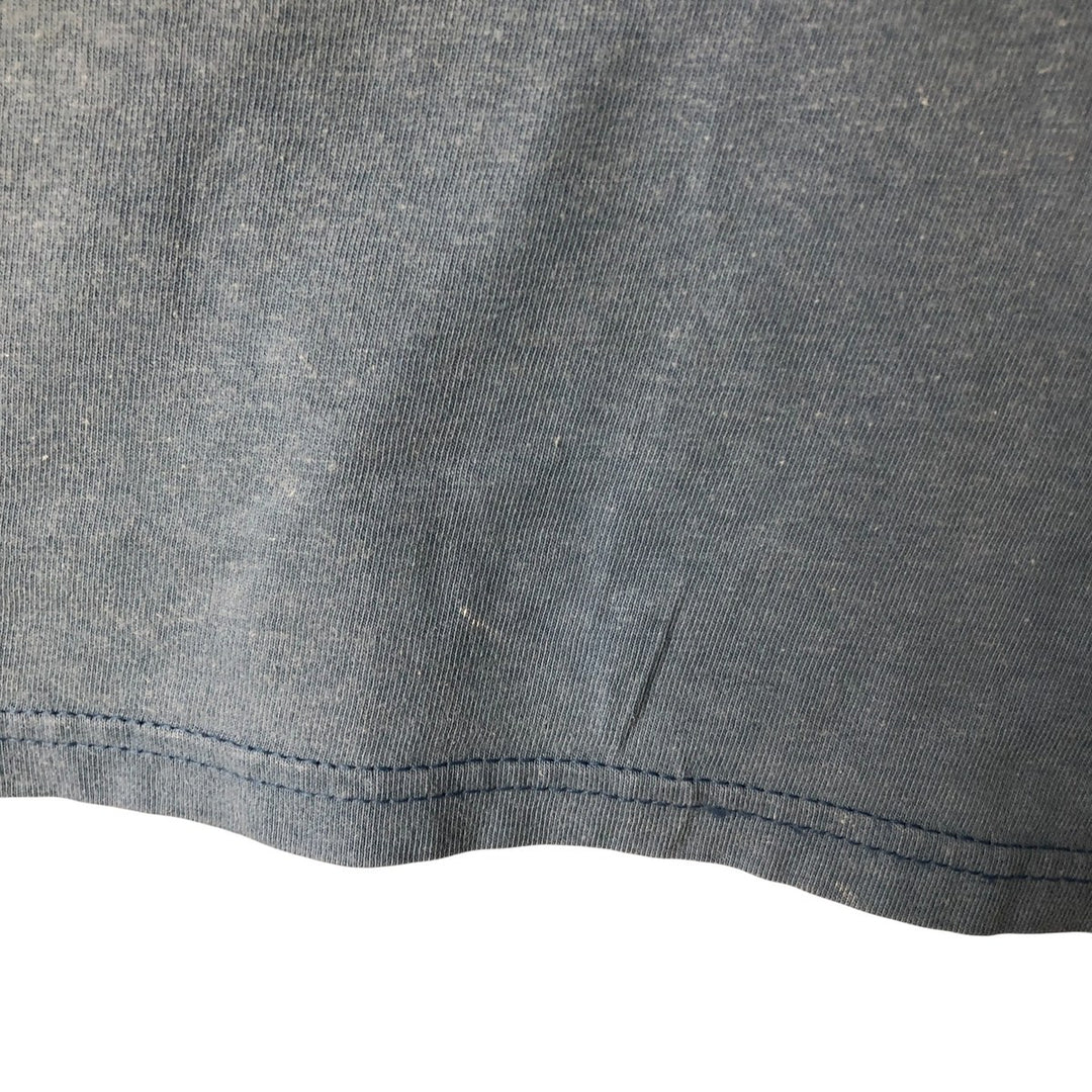 00'S Harley-Davidson Motorcycle Bike T-shirt Men's L size cotton Blue type light blue Vintage Second Hand