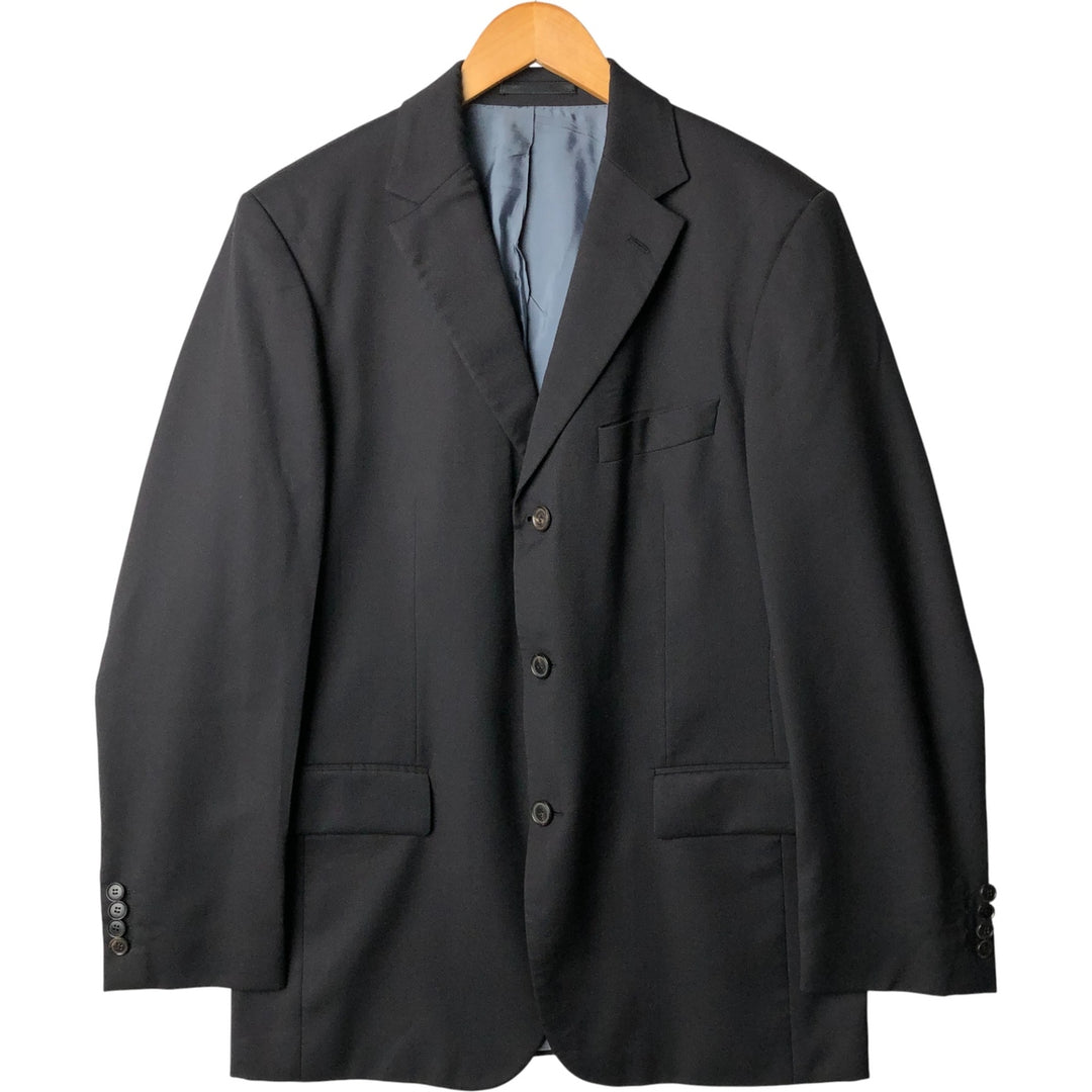 Hugo Boss tailored jacket, men's size L unclear black type Vintage Second Hand