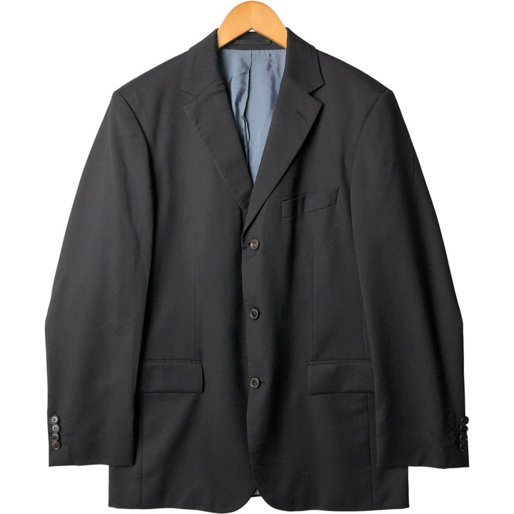Hugo Boss tailored jacket, men's size L unclear black type Vintage Second Hand
