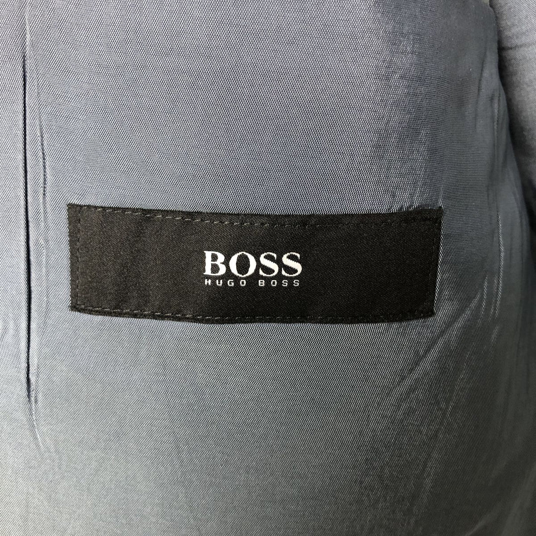 Hugo Boss tailored jacket, men's size L unclear black type Vintage Second Hand
