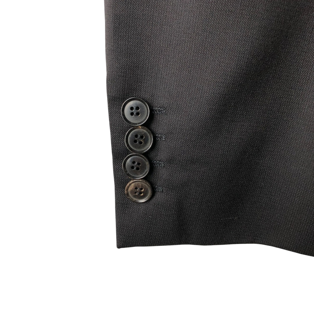 Hugo Boss tailored jacket, men's size L unclear black type Vintage Second Hand