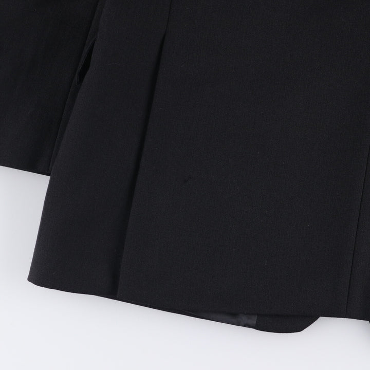 MOSS BROS Herringbone Wool Tailored Jacket, Made in England, Men's Size L wool black type Vintage Second Hand