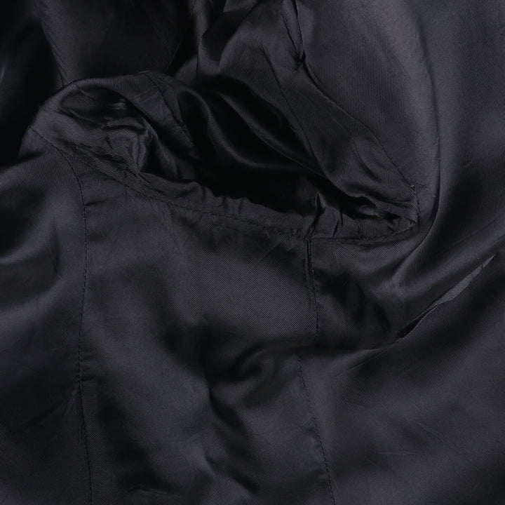 MOSS BROS Herringbone Wool Tailored Jacket, Made in England, Men's Size L wool black type Vintage Second Hand