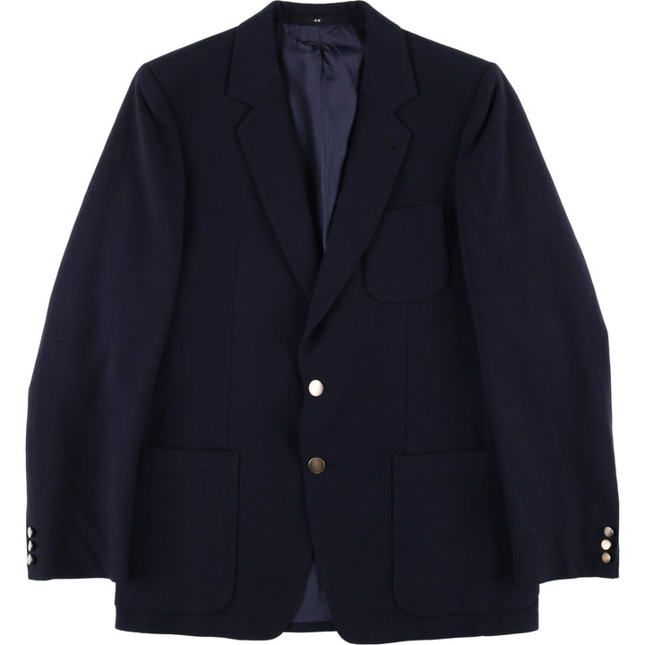 Vintage Oxford Navy Blue Blazer, Tailored Jacket, Men's Size Medium wool navy blue type Vintage Second Hand