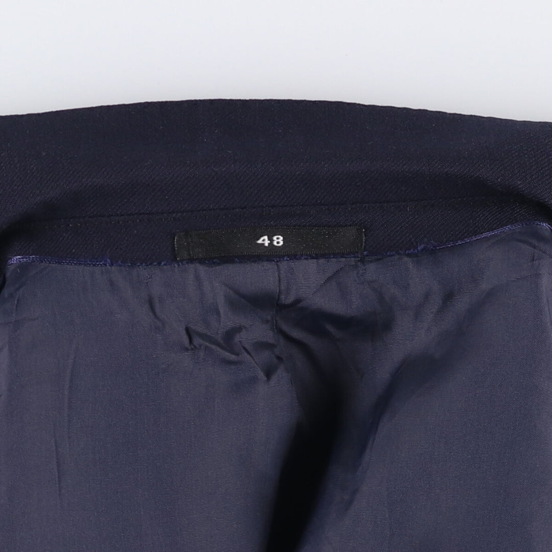 Vintage Oxford Navy Blue Blazer, Tailored Jacket, Men's Size Medium wool navy blue type Vintage Second Hand