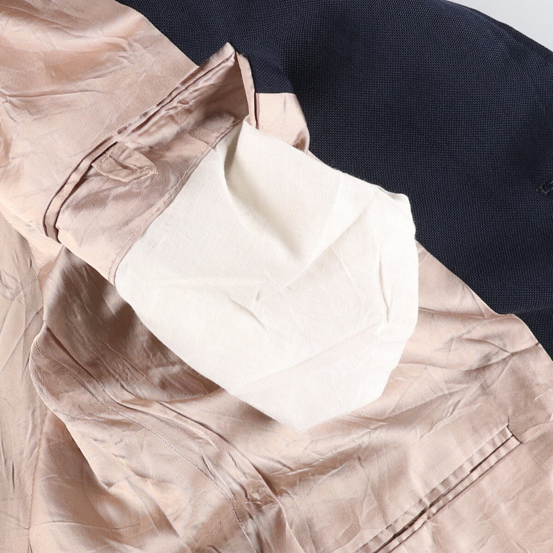 C and R Clothiers Navy Blazer, Tailored Jacket, Made in USA, Men's Size Medium unclear navy blue type Vintage Second Hand