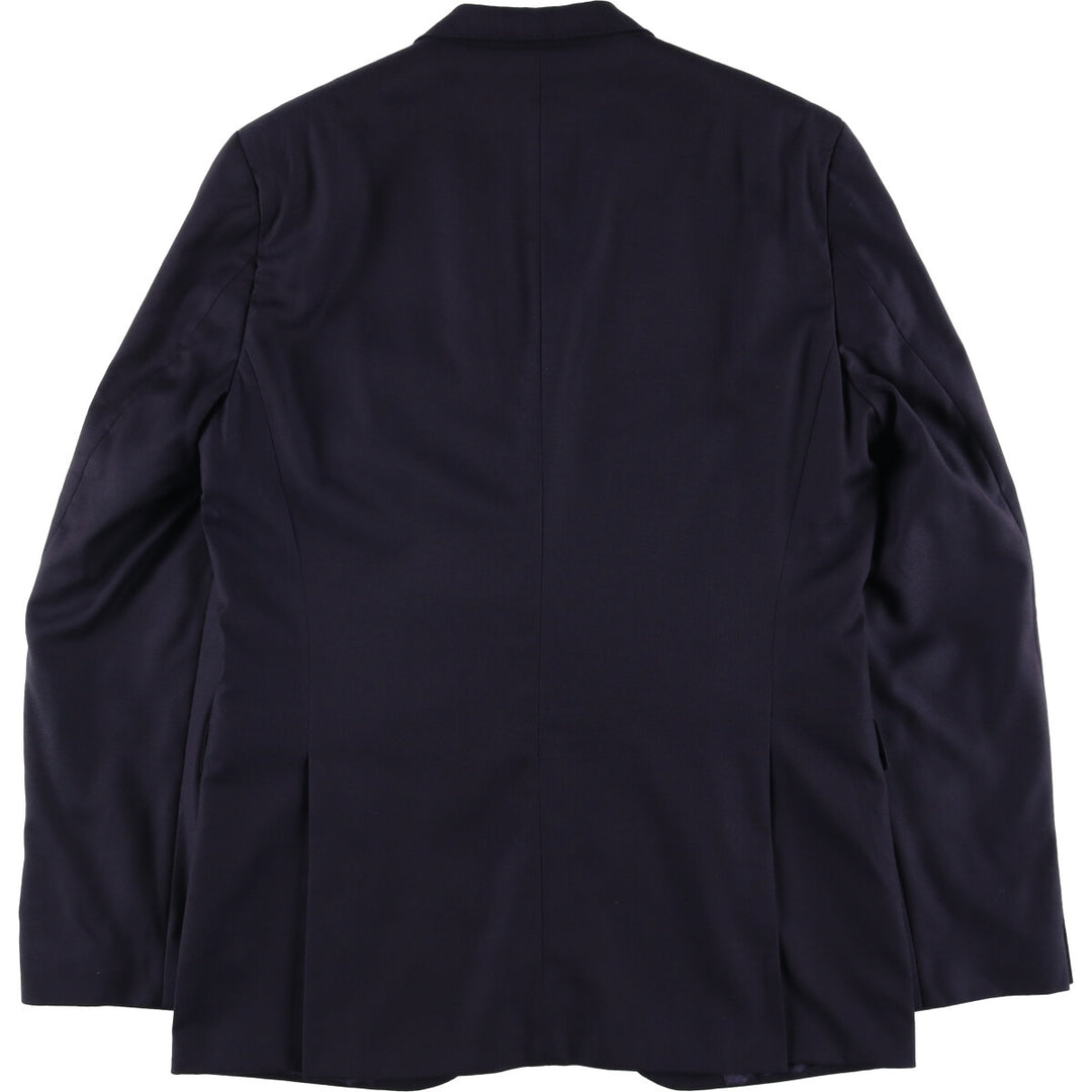 Hugo Boss tailored jacket, men's size L unclear navy blue type Vintage Second Hand