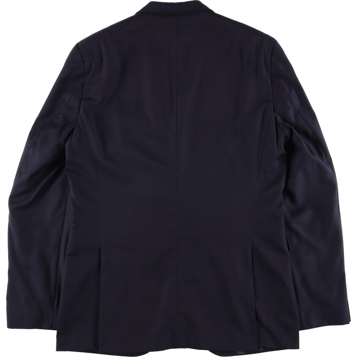 Hugo Boss tailored jacket, men's size L unclear navy blue type Vintage Second Hand