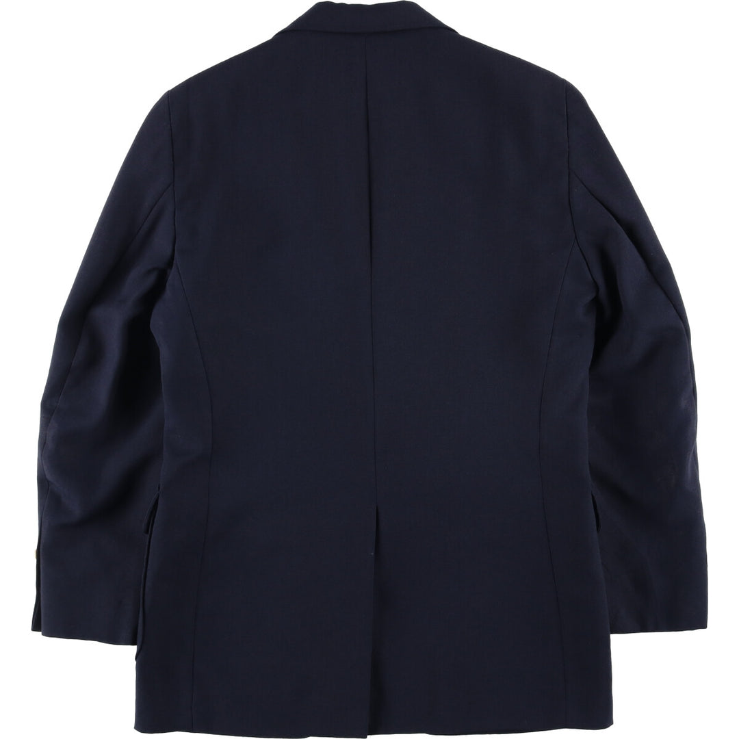 VANJULIAN Navy Blazer, Tailored Jacket, Made in USA, Men's Size M unclear navy blue type Vintage Second Hand