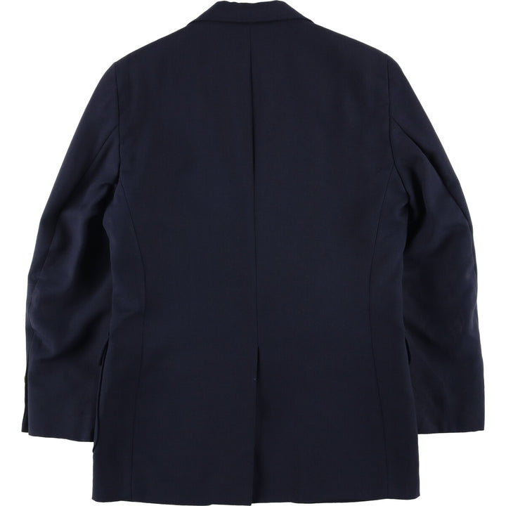 VANJULIAN Navy Blazer, Tailored Jacket, Made in USA, Men's Size M unclear navy blue type Vintage Second Hand