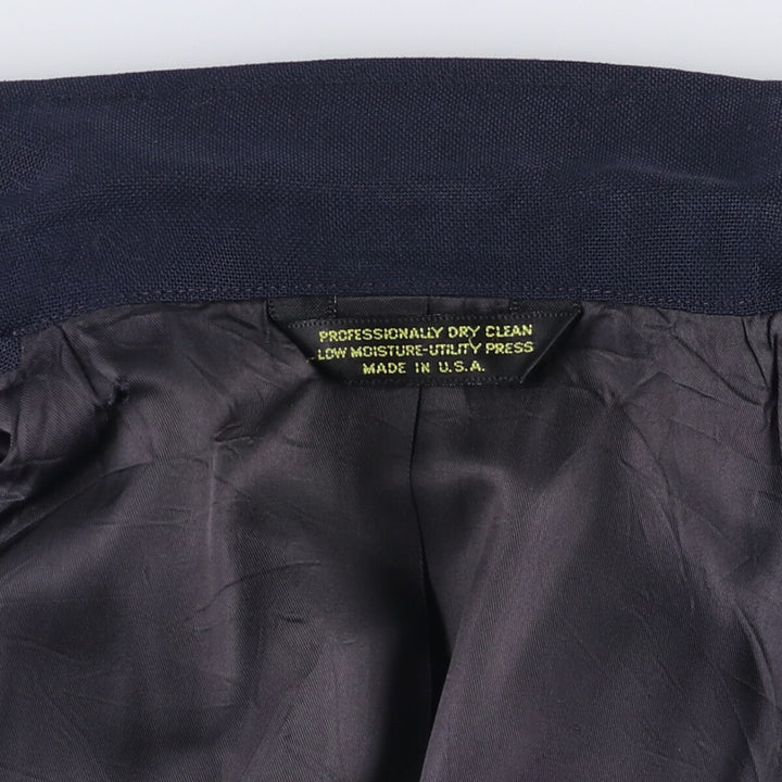 VANJULIAN Navy Blazer, Tailored Jacket, Made in USA, Men's Size M unclear navy blue type Vintage Second Hand