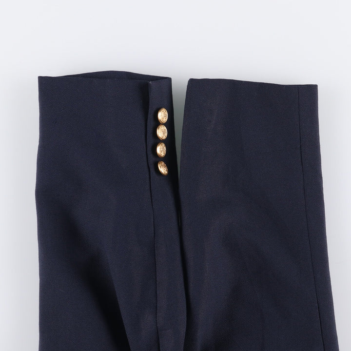 VANJULIAN Navy Blazer, Tailored Jacket, Made in USA, Men's Size M unclear navy blue type Vintage Second Hand