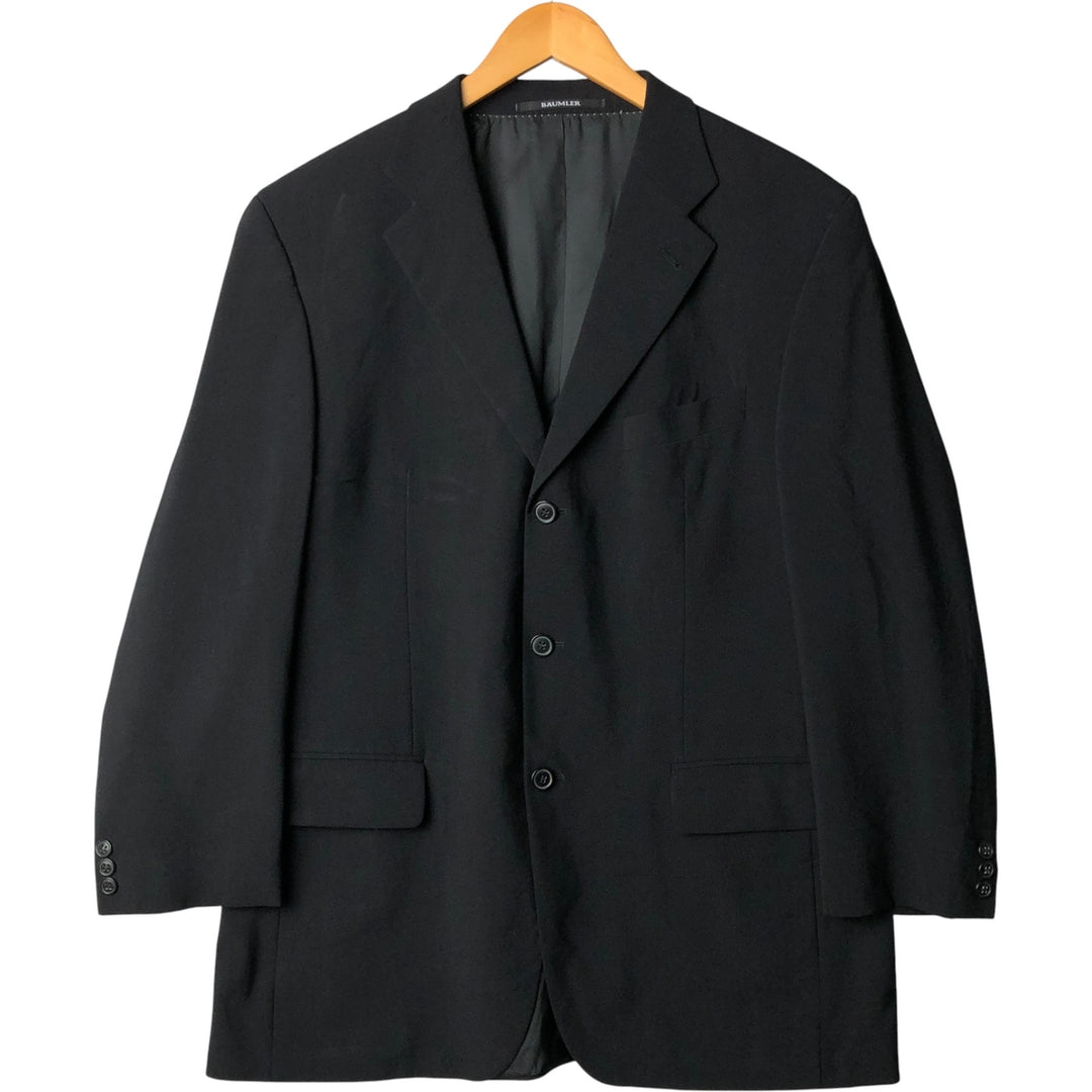 BAUMLER tailored jacket, men's size L unclear black type Vintage Second Hand
