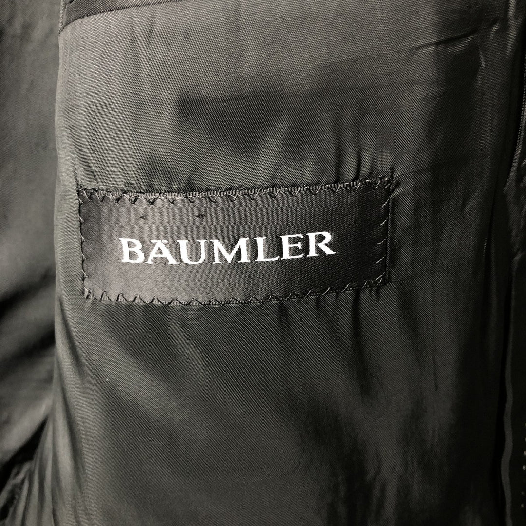 BAUMLER tailored jacket, men's size L unclear black type Vintage Second Hand