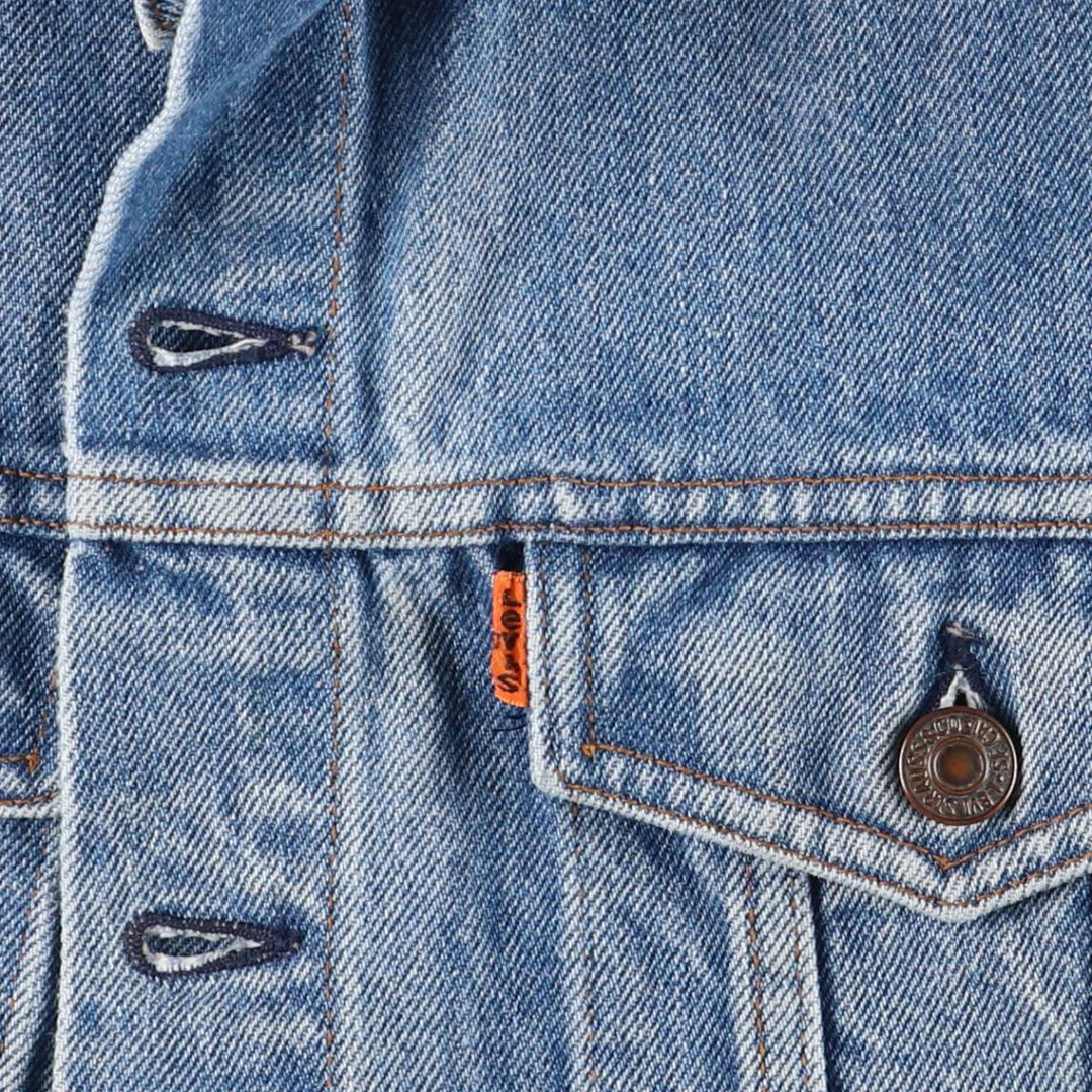Levi's Orange Tab Denim Vest, Men's Size Medium unclear blue type Vintage Second Hand