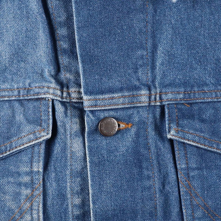 Vintage 90'S Wrangler denim vest, men's size XXL unclear blue type Vintage Second Hand