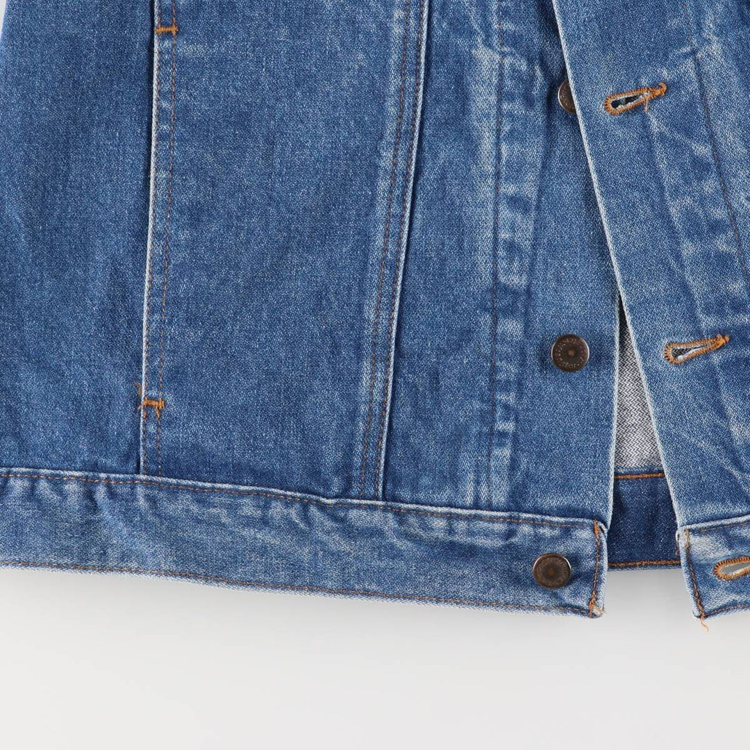 Vintage 90'S Wrangler denim vest, men's size XXL unclear blue type Vintage Second Hand