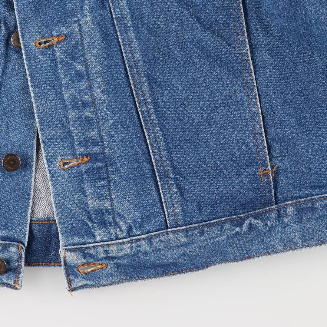 Vintage 90'S Wrangler denim vest, men's size XXL unclear blue type Vintage Second Hand
