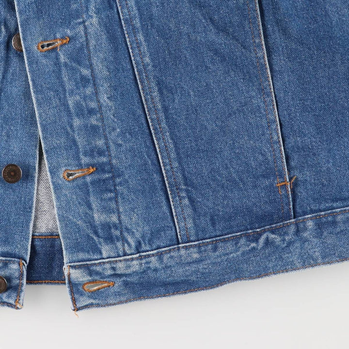 Vintage 90'S Wrangler denim vest, men's size XXL unclear blue type Vintage Second Hand