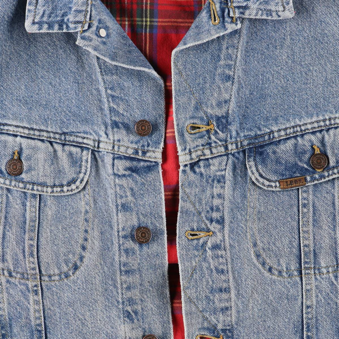 Vintage Lee denim vest from the 90'S to 00s, size XL, for men cotton blue type Vintage Second Hand