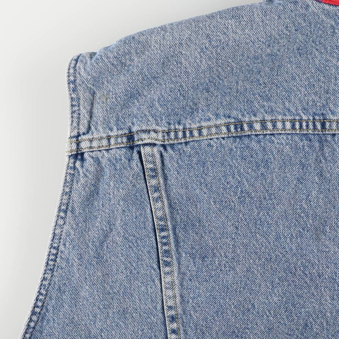 Vintage Lee denim vest from the 90'S to 00s, size XL, for men cotton blue type Vintage Second Hand