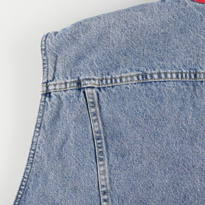 Vintage Lee denim vest from the 90'S to 00s, size XL, for men cotton blue type Vintage Second Hand