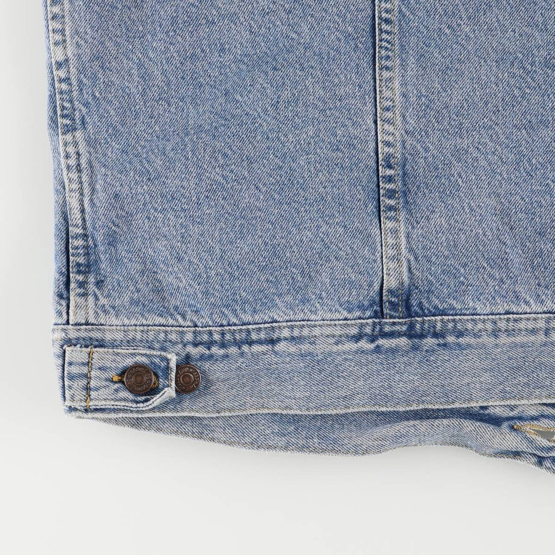 Vintage Lee denim vest from the 90'S to 00s, size XL, for men cotton blue type Vintage Second Hand