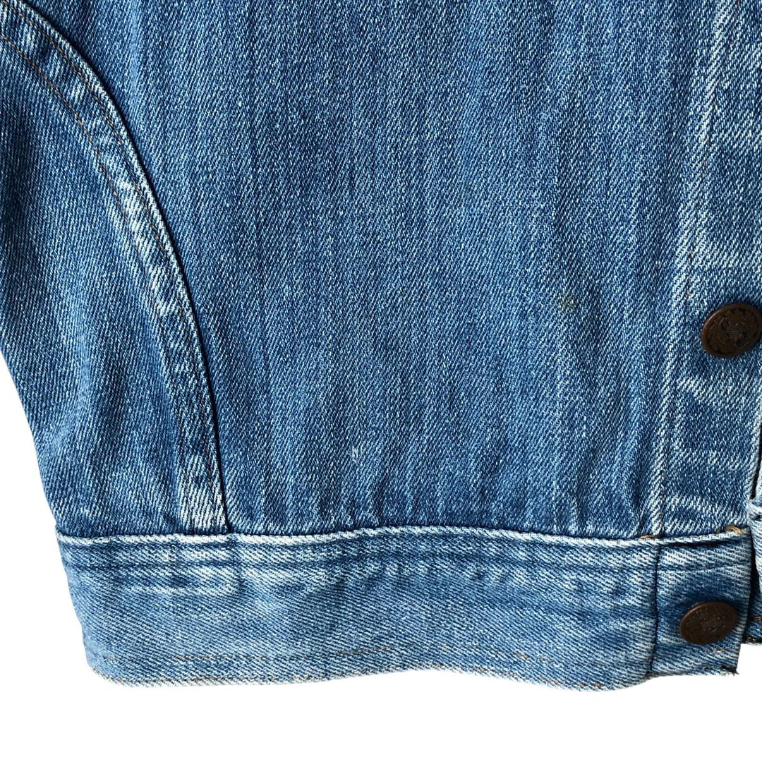 Denim vest, men's size M unclear blue type Vintage Second Hand