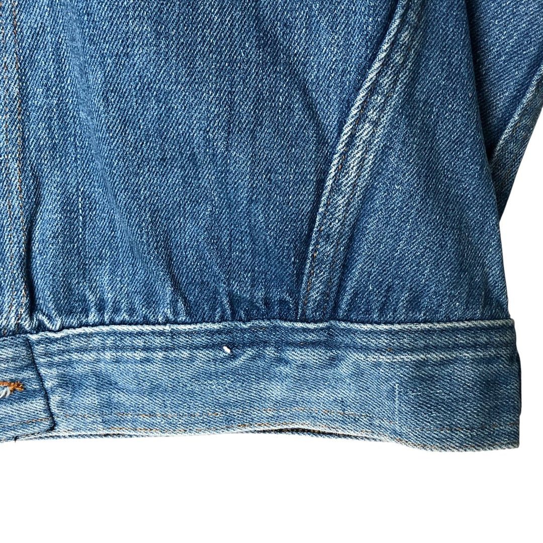 Denim vest, men's size M unclear blue type Vintage Second Hand