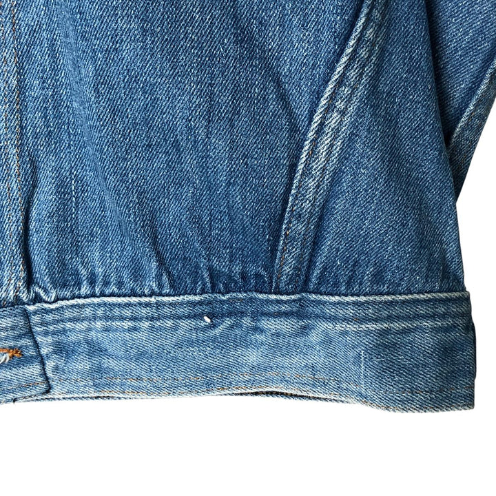 Denim vest, men's size M unclear blue type Vintage Second Hand