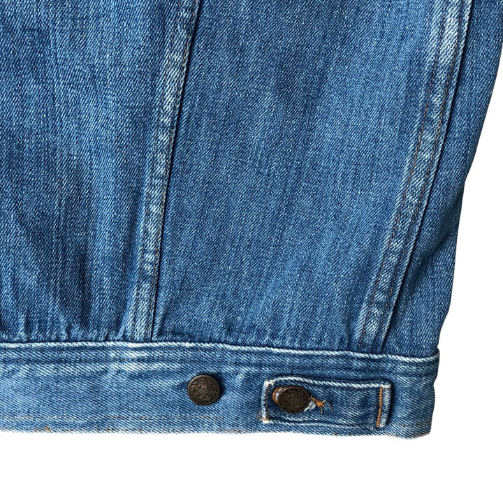 Denim vest, men's size M unclear blue type Vintage Second Hand