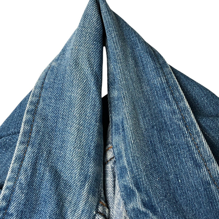 Denim vest, men's size M unclear blue type Vintage Second Hand